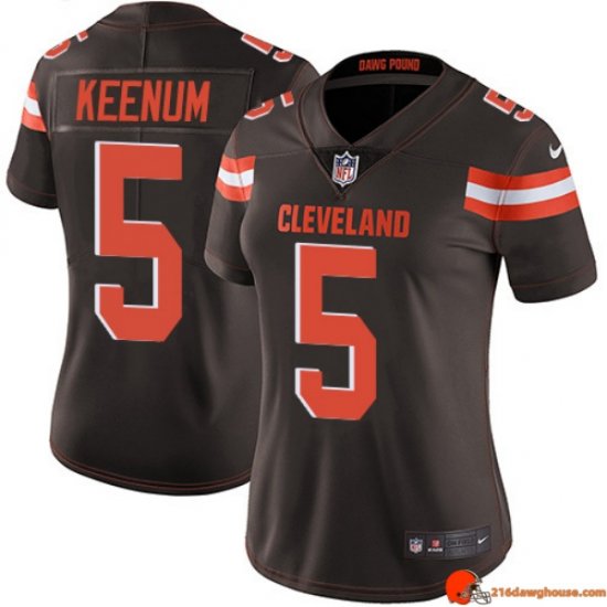 Insignia Premier Case Keenum 5 Browns Organic Brown Throwback Women Fuego Alternate